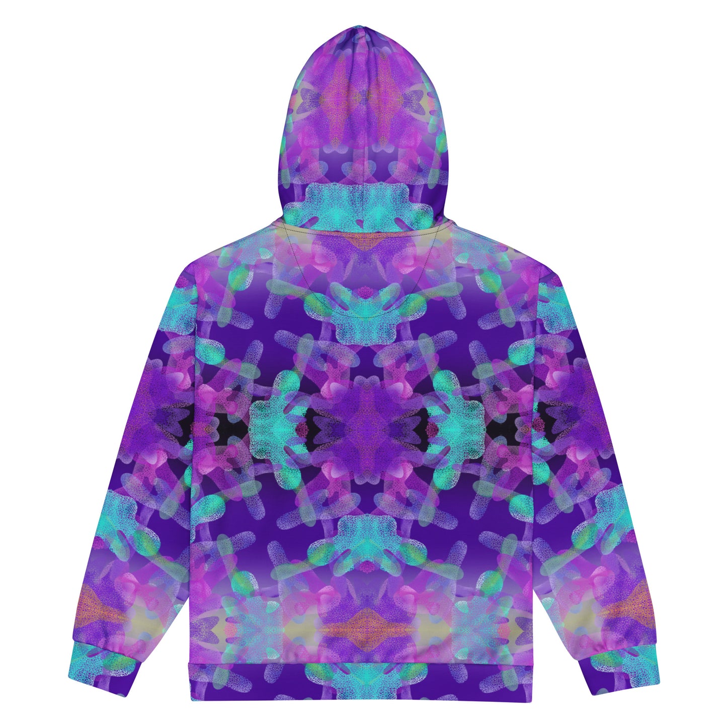 Psychedelic zip hoodie