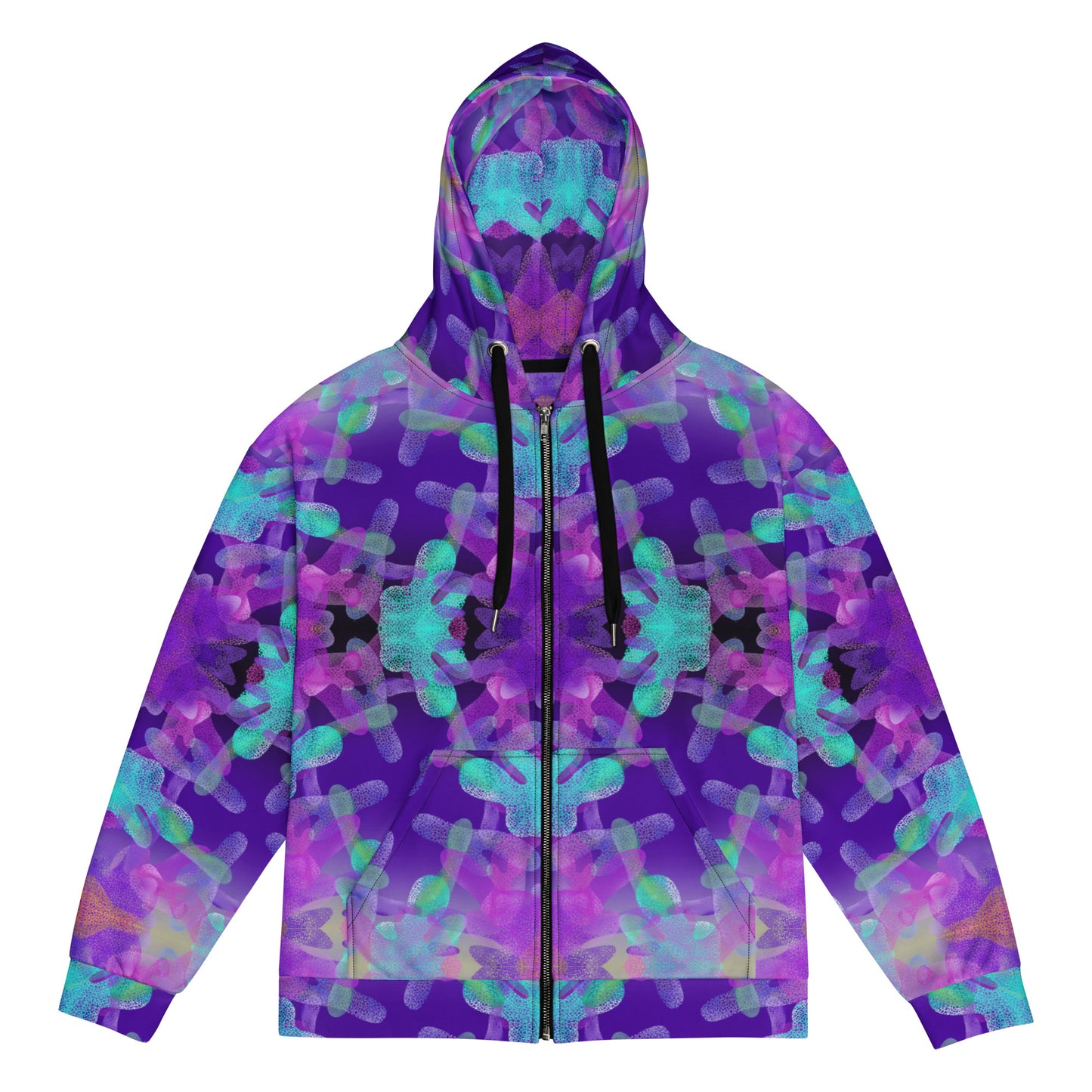 Psychedelic zip hoodie