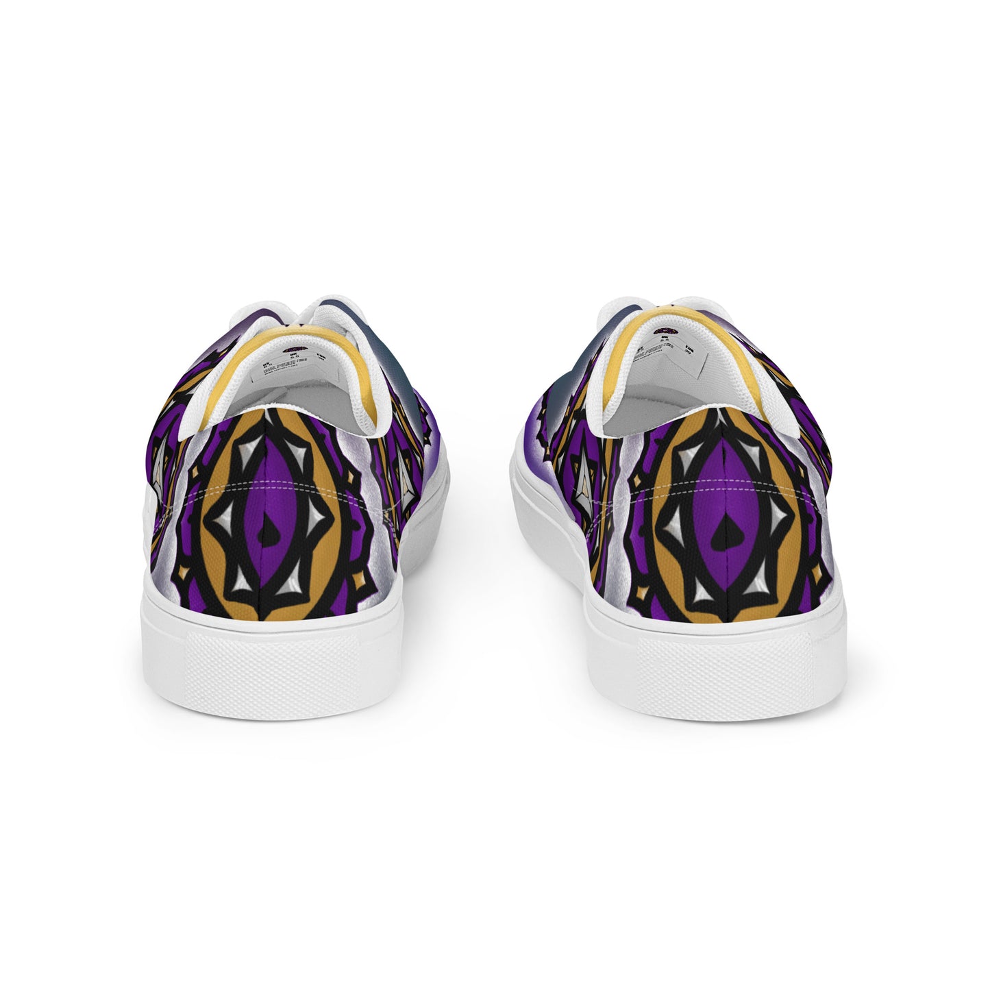 9th Chakra - Men’s lace-up canvas shoes